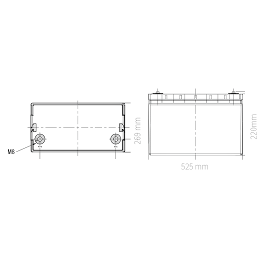 LiFePO4-12.8V I 100Ah - 3